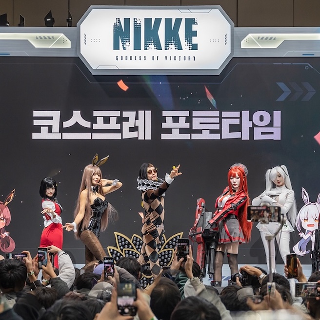AGF Korea: Nikke cosplay photo time
